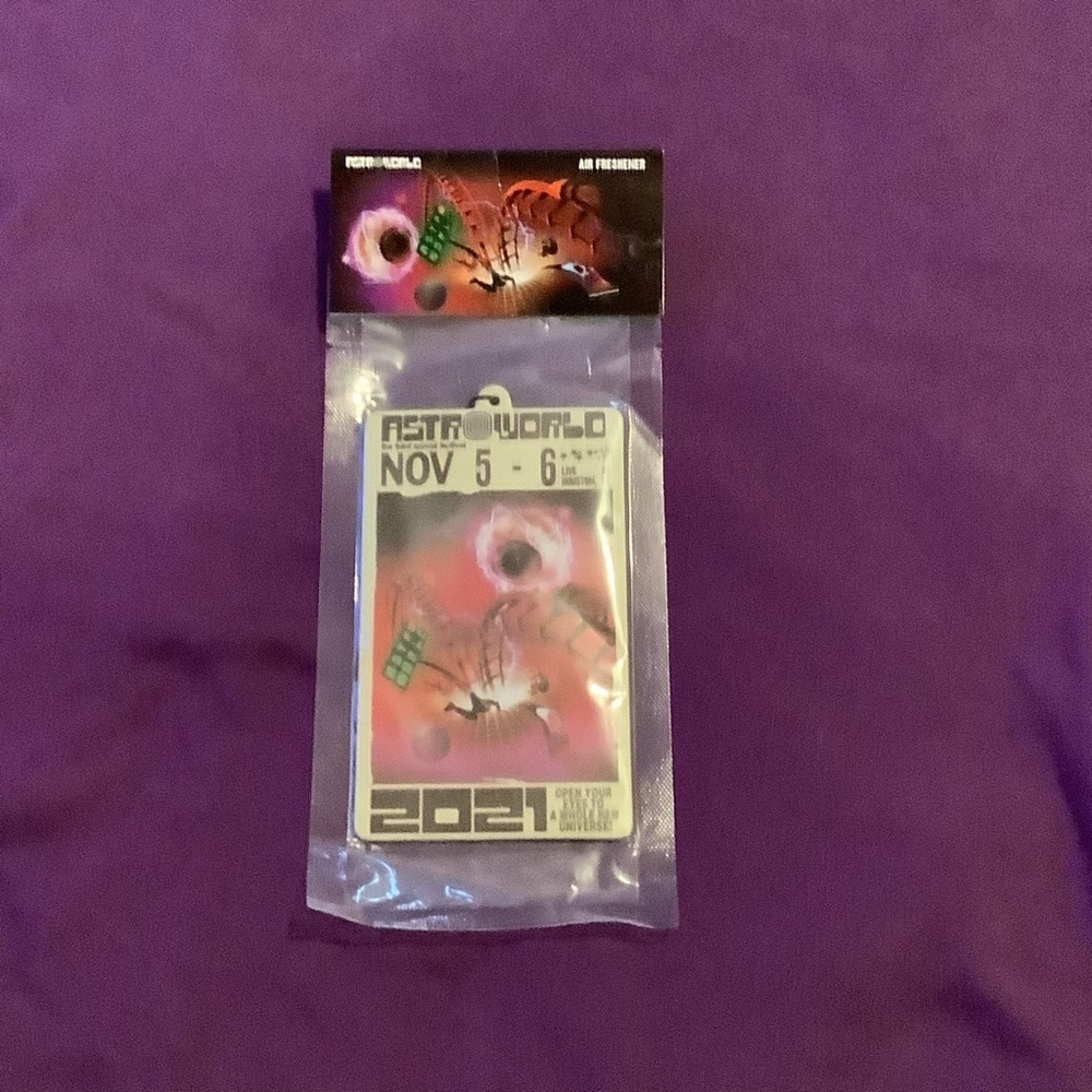 Travis Scott Cactus Jack Astro‎ World Air Freshener 2021 New In Packaging